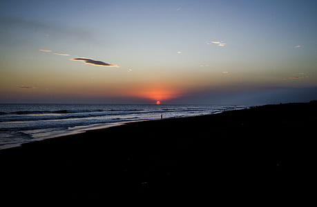 body of water during sunset thumbnail