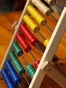 brown and multicolored abacus thumbnail