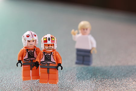 selective focus photo of Lego character minifigs thumbnail