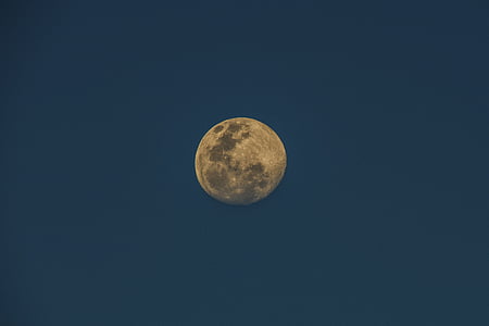 full moon on clear sky thumbnail