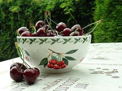 strawberries in white ceramic bowl thumbnail