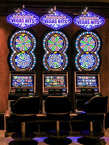 3 Jackpot Vegas Hits slot machines with turned-lights thumbnail