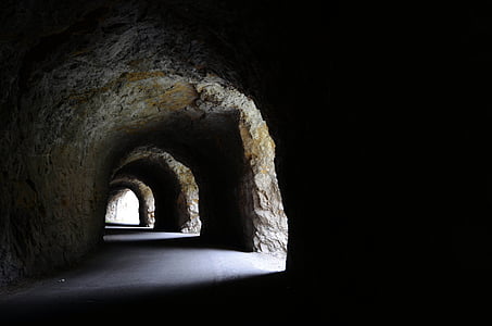 brown and gray concrete cave thumbnail