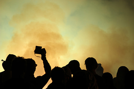 silhouette of group of people near each other thumbnail