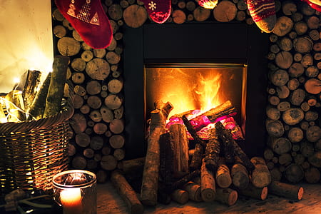 black and brown fireplace thumbnail