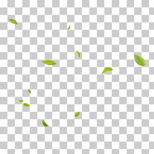 Green Area Angle Pattern, Floating leaves, green falling leaves illustration PNG clipart