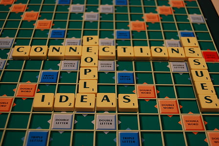 flat lay photography of scrabbles game board thumbnail