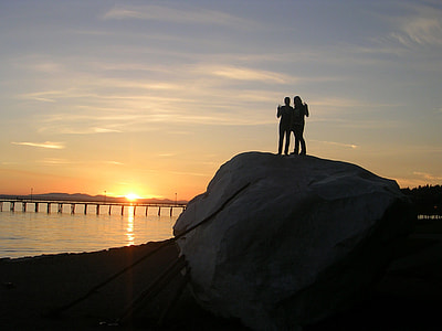 White Rock sunset Scenic in British Columbia, Canada thumbnail