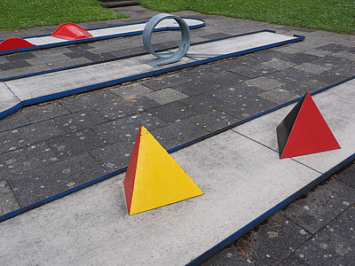 three race tracks on ground thumbnail