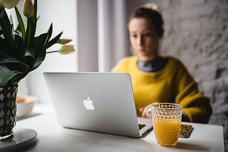 Businesswoman Working at Her Laptop thumbnail