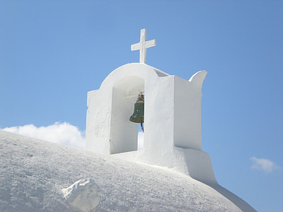 close-up photo of white church bell thumbnail