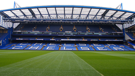 Chelsea print bleachers soccer stadium thumbnail