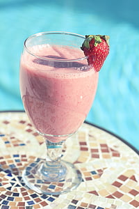 glass with strawberry shake thumbnail