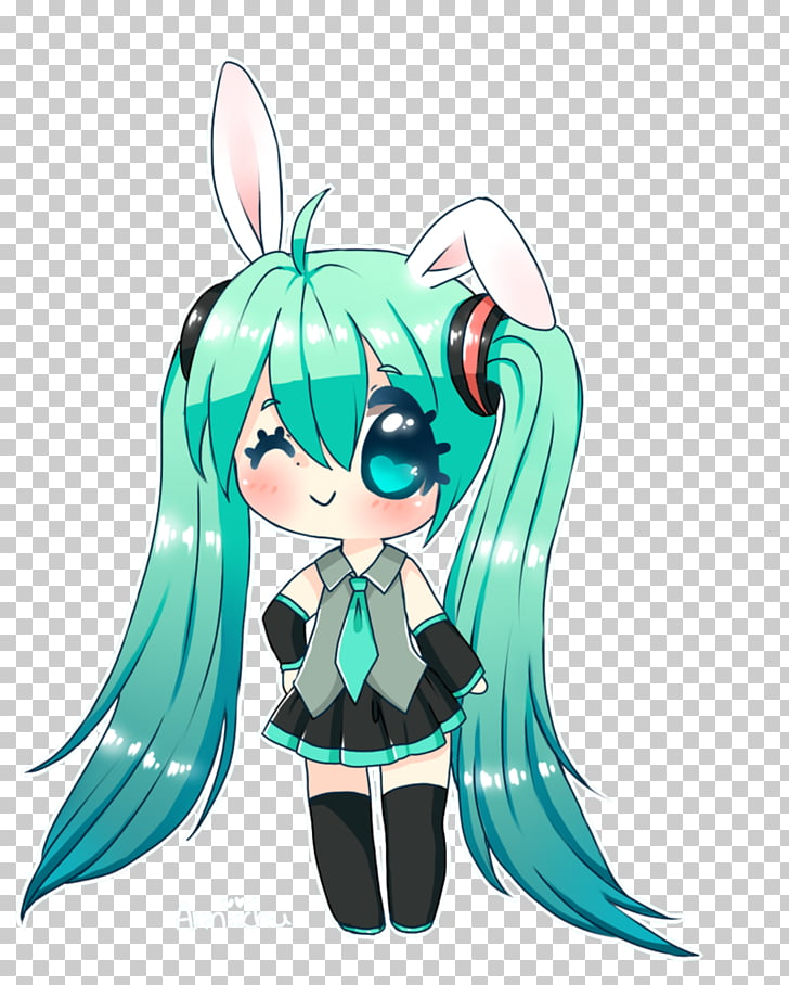 Hatsune Miku Manga Drawing Anime Chibi Bunny Ears Png Clipart Free Cliparts Uihere
