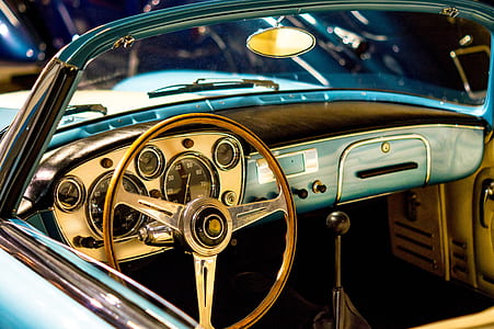 vintage gray car thumbnail