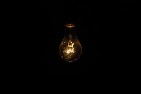 filament bulb against dark background thumbnail