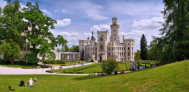 white concrete castle during daytime thumbnail