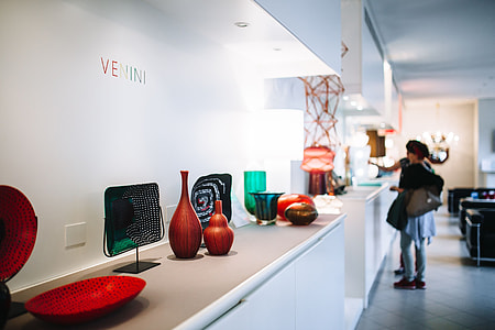 Venini glass factory and museum on the islands of Murano, Italy thumbnail