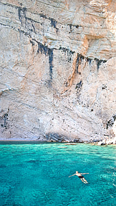 man swims on body of water thumbnail