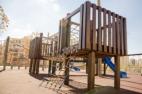 brown wooden playground thumbnail