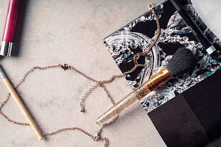 Makeup Brush & Jewelry Photo thumbnail