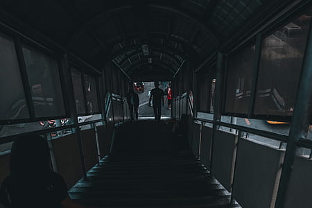 human standing on stair thumbnail