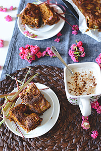 Homemade rhubarb cake thumbnail