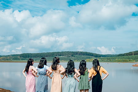 landscape, nature, people, water thumbnail