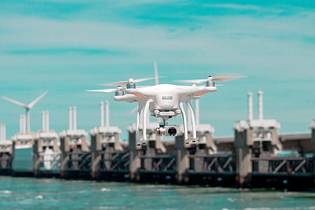 selective focus photography of drone thumbnail