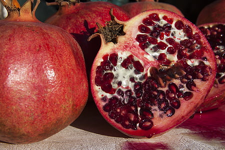 red pomegranate fruits thumbnail