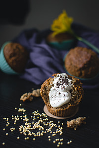 Healthy muffin with poppy seed thumbnail