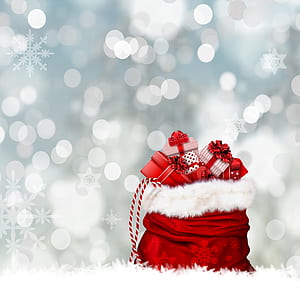 red gift box lot in sack thumbnail