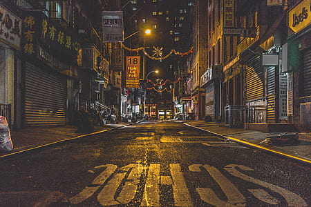 ground photography of city building during night thumbnail