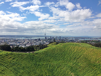 green land within cityscape during daytime thumbnail