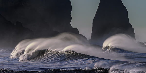 time lapse photo of ocean waves thumbnail