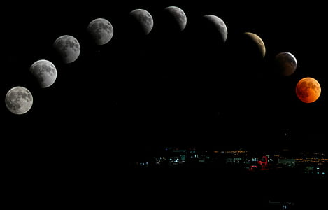 Timelapse Photography of Moon thumbnail