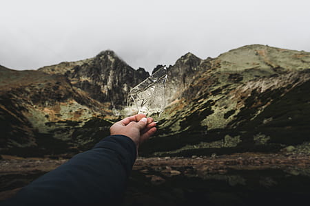 person holding ice thumbnail
