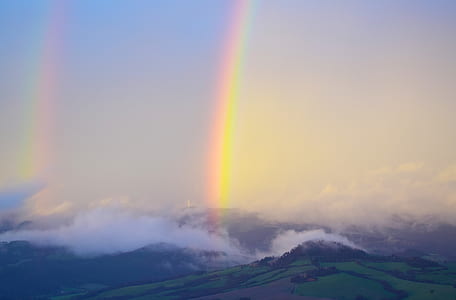 photo mountain with rainbow thumbnail
