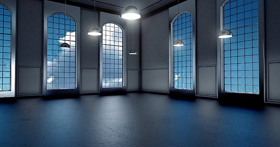 white pendant lamp inside a room thumbnail