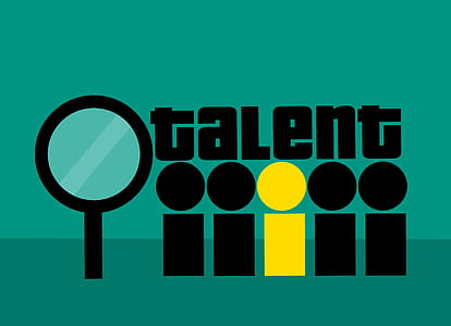 Illustration of figures and the word Talent. thumbnail