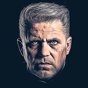 portrait painting of man thumbnail