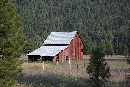 white and red shed during daytime thumbnail