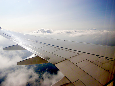 gray airplane wing thumbnail