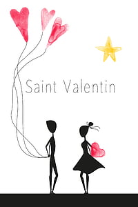 Saint Valentin graphic wallpaper thumbnail