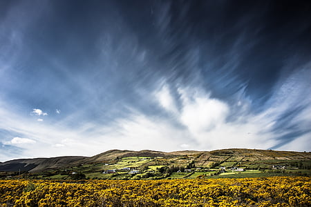 green mountain and blue sky thumbnail