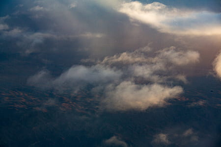 aerial photography of white cloudy sky thumbnail
