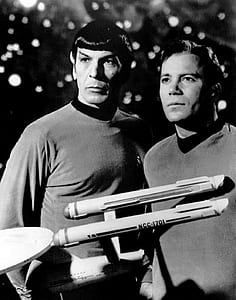 grayscale photography of Spock from Star Trek thumbnail