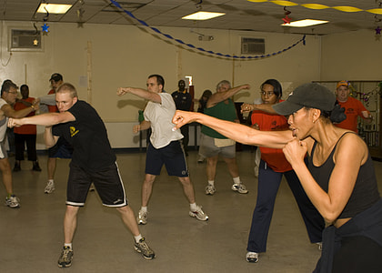 group of people on fitness workout thumbnail