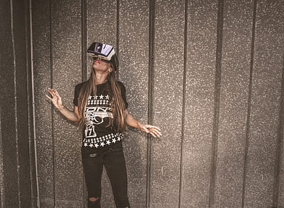 Photography of a Woman Wearing Virtual Reality Headset thumbnail
