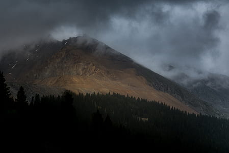 landscape photo of mountains covered by clouds thumbnail